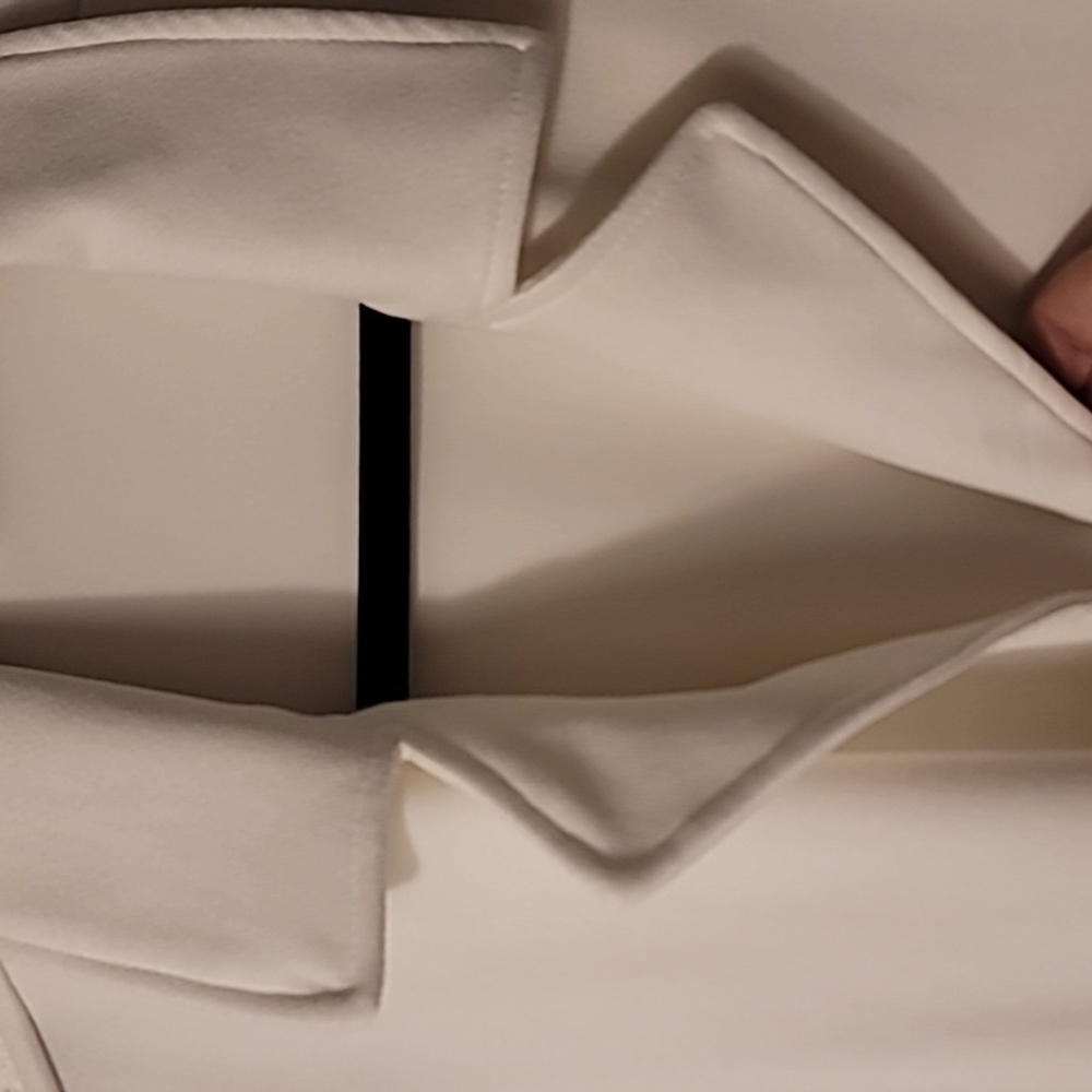 ZARA White Coat, Women's, Size L - Picture 3 of 5